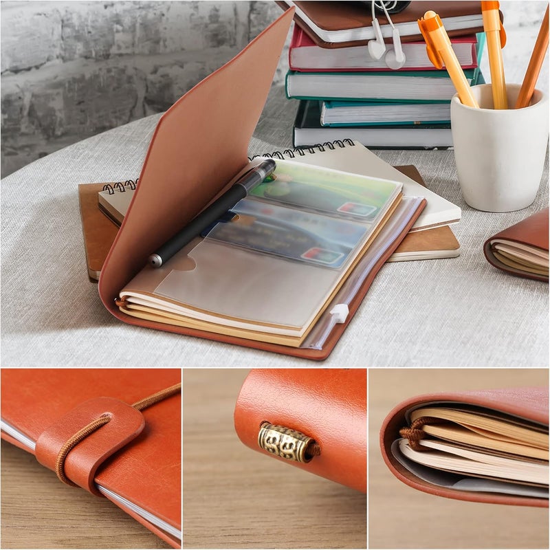 PRSTENLY Retirement Gifts for Women Men- Retirement Gift for Woman Man 140 Page Leather Journal, Retired Going Away Goodbye Leaving Farewell Gifts for Coworkers Teacher Nurse Boss Pastor Doctors - Image 2